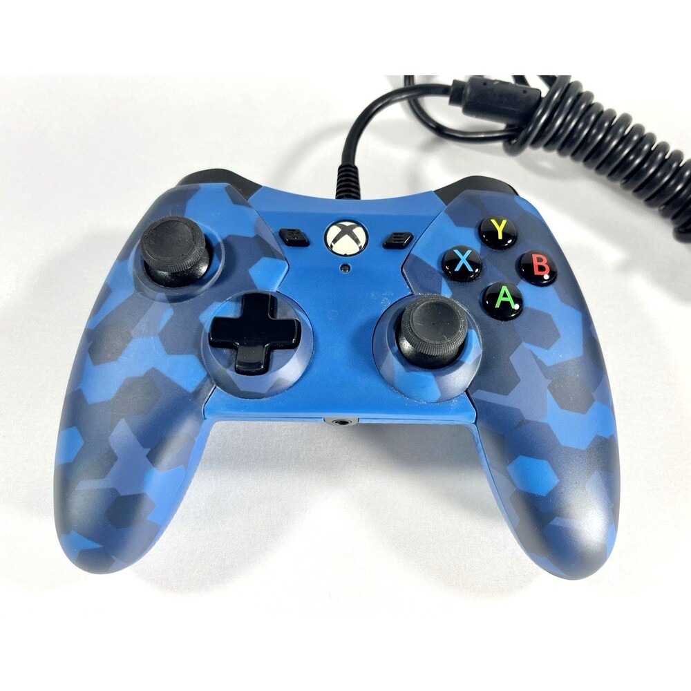PowerA Xbox One Midnight Blue Camo 1503455-01 Wired Controller Tested